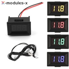 0.36 inch Digital Temperature Meter Thermometer NTC 3950 Sensor Probe DC4-28V