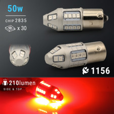 2x 1156 50w High Power 2538 Chip Led Red Turn Signal Brake Tail Lights Bulbs