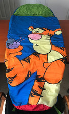 Vintage Winnie The Pooh Tigger Sleeping Bag 62  Camping Friends Kids