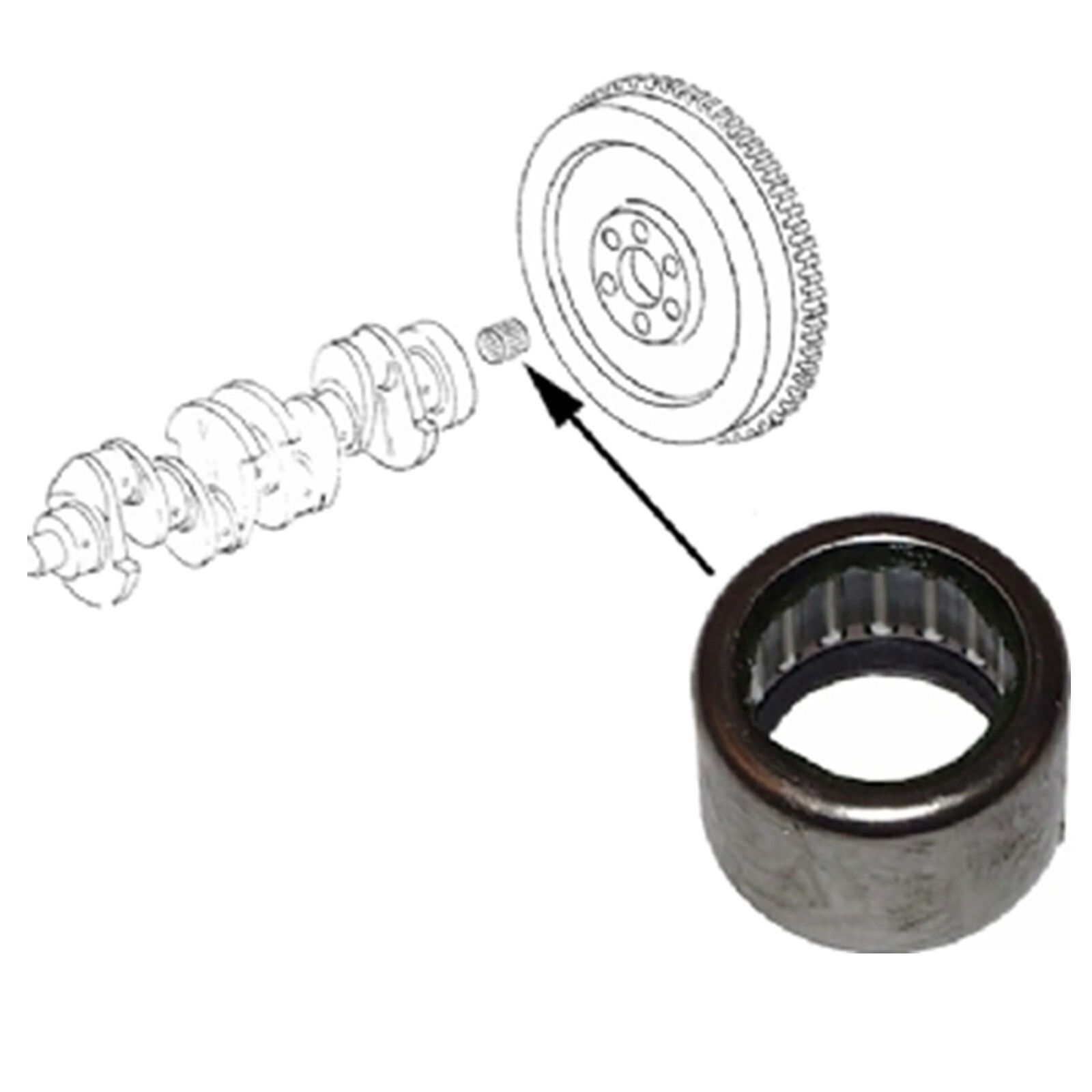 Clutch Spigot Bearing for VW T25 Camper Van Transporter 19791990