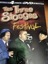 The Three Stooges Festival (DVD, 2000, 4-Disc Set) Over 4 Hours Brand New