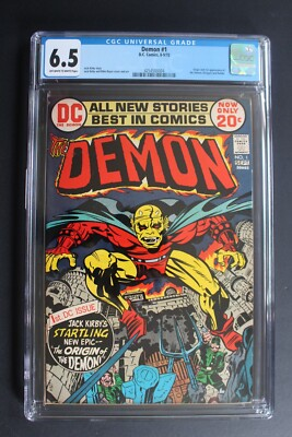 #ad #ad DEMON #1 Origin 1st Jason Blood ETGIRAN amp; MORGAINE LE FEY 1972 KIRBY CGC 6.5 $139.00