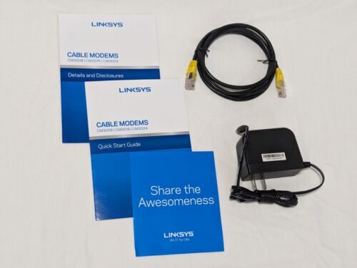 LINKSYS CM3024 High Speed DOCSIS 3.0 24x8 Cable Modem Xfinity Cox Charter Others - Picture 6 of 8