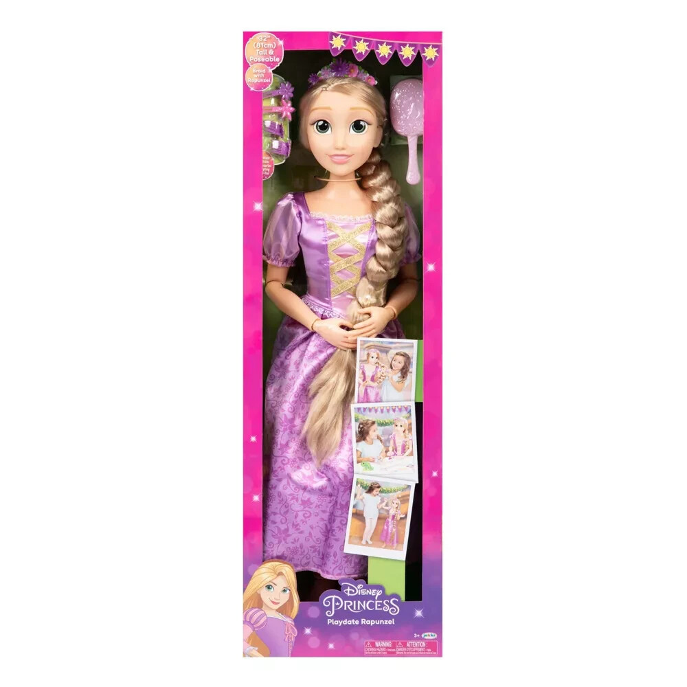 Rapunzel♡出品♡ Disney Princess Rapunzel 32in Playdate Doll ~ Brand New in Box | eBay