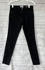 Frame Le High Skinny Jeans Pants in Vian Black Size 28