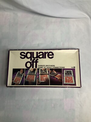 Vintage Square Off Game Parker Brothers 1972