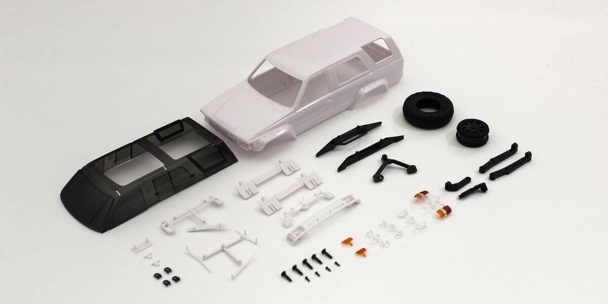 KYOSHO MINI-Z TOYOTA 4RUNNER MINI-Z 4X4 MX01 (WHITE BODY SET