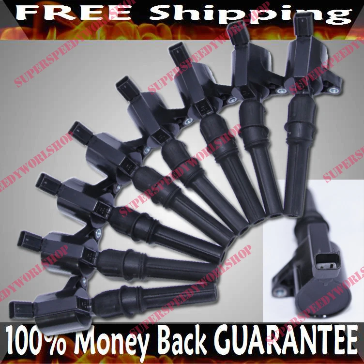 8 PCS Ignition Coils for 05-12 Ford F-550 Super Duty 6.8L V10 SOHC DG508 - Image 2 of 4