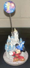 Disney Castle With Fantasia Mickey Mouse & Tinkerbell Figurine Photo Note Holder