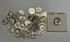 1939 TO 1945 AU-BU MERCURY DIME LOT / 34 COINS - INCLUDES 1945 MICRO S