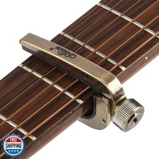 Alice A007G/BR Aluminum Alloy Bronze Alligator Shape Acoustic Guitar Capo