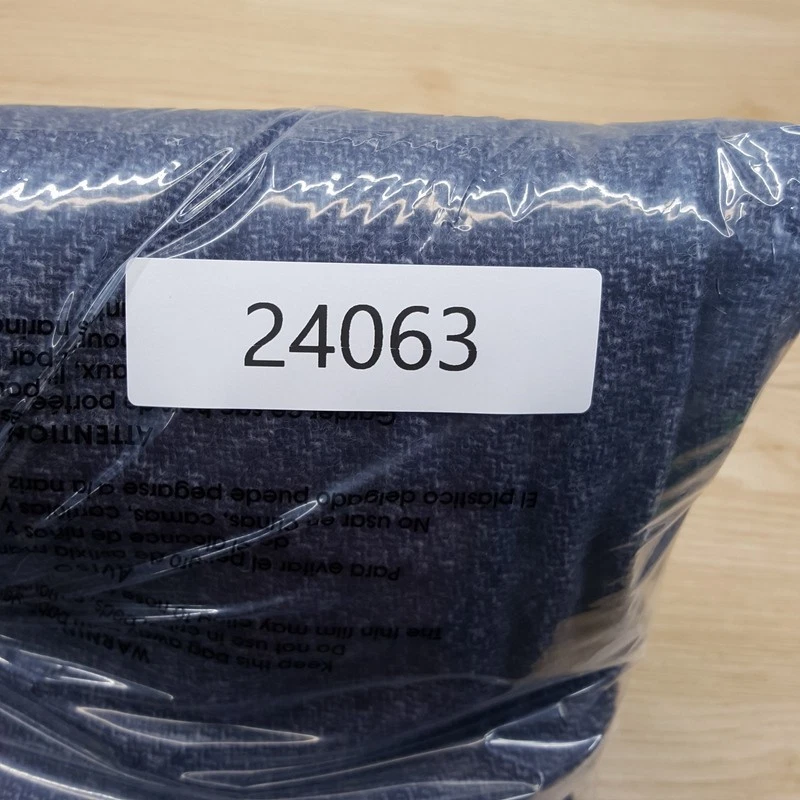 BLOOMINGDALES Jacket Mens Medium Dark Blue Button Up Overshirt 100% Wool $248 image 9