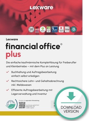 LEXWARE financial office plus 2026 ESD Download, Jahresversion 365-Tage
