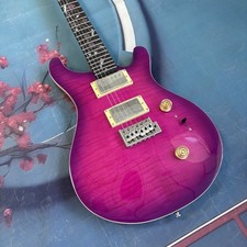 Macaron pink prs tastiera palissandro chitarra elettrica 24 tasti fiamma acero top
