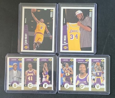 1996-97 Upper Deck Collector's Choice Kobe Bryant - 4 Card Lot - L1 L2 LA2 LA7