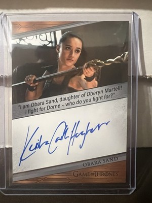 2025 Game of Thrones The Great Houses KEISHA CASTLE-HUGHES Autograph Auto