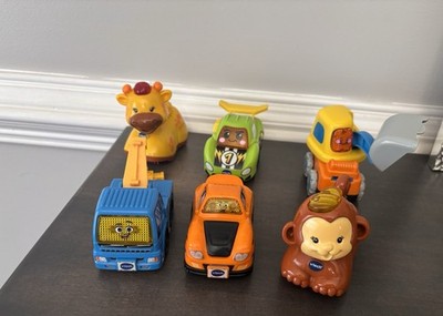 VTech Go Go Smart Wheels Vehicles Animals Tested & Working Lot Of 6