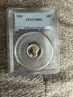 1941-D Mercury Dime 90% Silver 10c United States Coin PCGS Certified MS 66