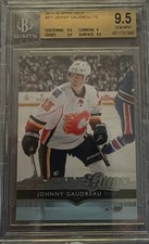 2014-15 Upper Deck Johnny Gaudreau #211 Young Guns Rookie Card Flames. rookie card picture