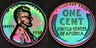 1956 PROOF Lincoln 1 One Cent TRULY STUNNING MONSTER Rainbow Toning (54-40)