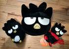 Lot of 3-Vintage Badtz Maru Plush Head w/Pocket-Adorable Plushy-DelightfullDevil — photo 1