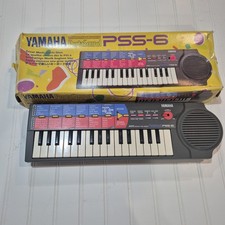 Yamaha PortaSound PSS-6 Electronic Vintage Keyboard Piano Jam Track Tested
