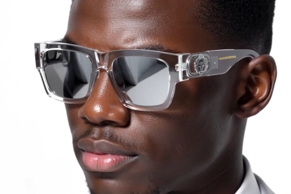 MEN SQUARE DESIGNER SHADES RETRO GOLD RAPPER CLASSIC RETRO LUXURY MODEL ...