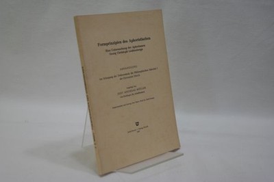 Müller, Andreas Jobst: Formprinzipien des Aphoristische