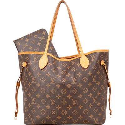 Louis Vuitton Monogram Canvas Neverfull MM Shoulder Bag Tasche