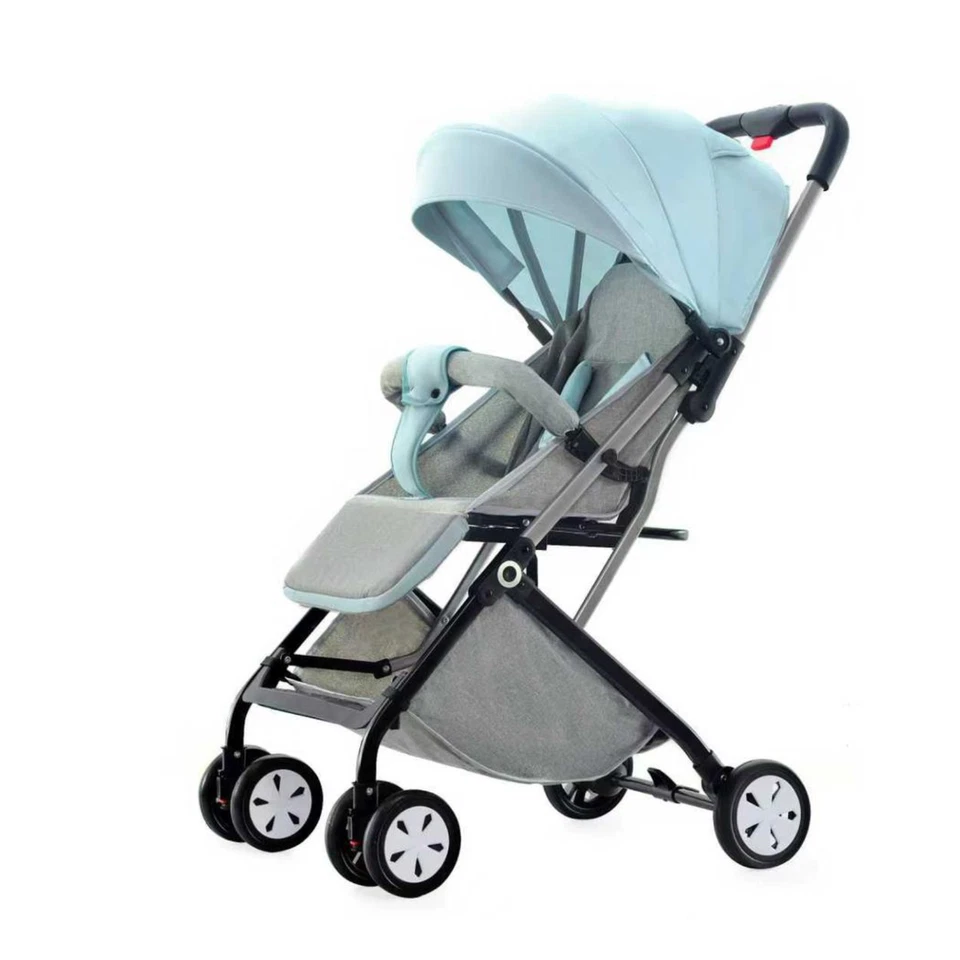 Lightweight Foldable Baby Stroller Pushchair Compact Travel Pram Buggy - Image 3 of 4