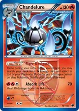 Chandelure - 16/116 - Pokemon Plasma Freeze Black & White Holo LP on eBay