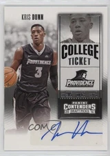 2016 Panini Contenders Draft Picks College Ticket Kris Dunn #106 Rookie Auto RC