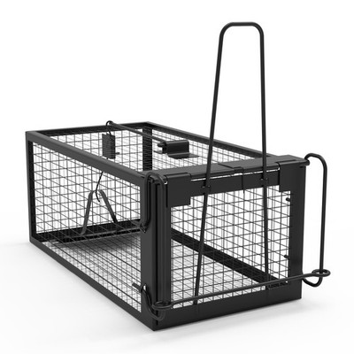 1Pc Rat Trap Cage Humane Live Rodent Trap Cage Kitchen Iron Mouse Control Cage