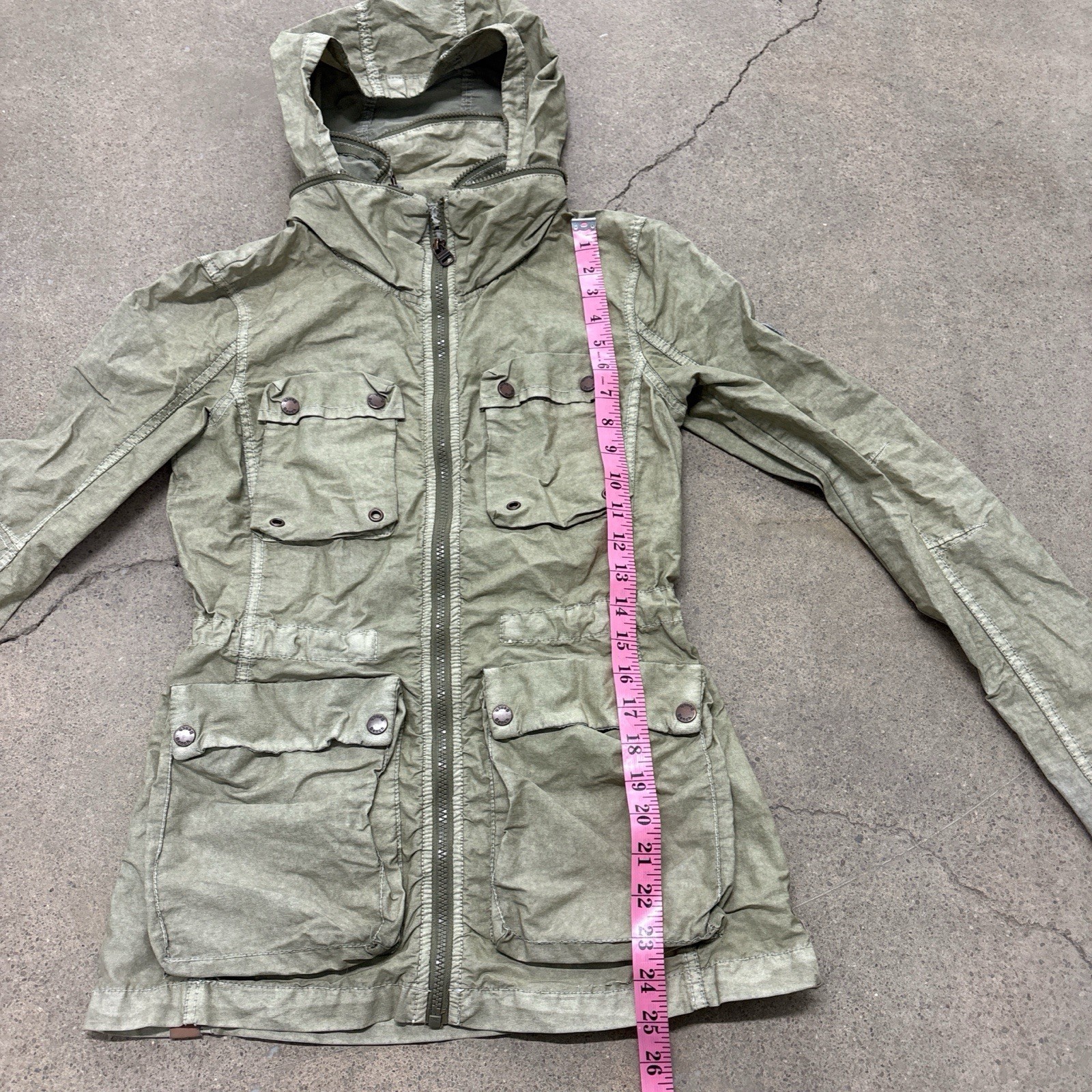 Y2K Bench Gorpcore Waterproof Shell Light Green G… - image 6