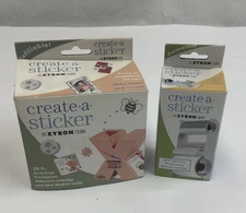 New Xyron 150 Create-A-Sticker Maker w/ New Roll & 1 New Refill Cartridge