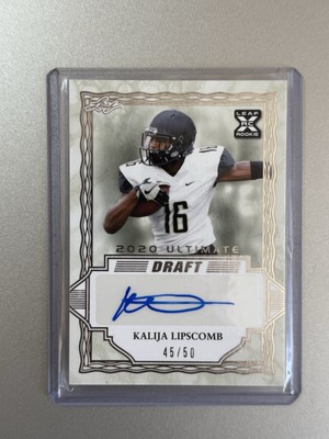 Kalija Lipscomb Kansas City Chiefs Leaf Ultimate Draft NFL 2020 ROOKIE AUTO /50