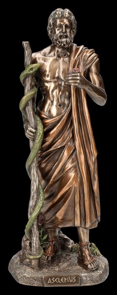 Asklepios Figur Veronese Statue Medizin Der Griechische Gott Der Heilkunst-image
