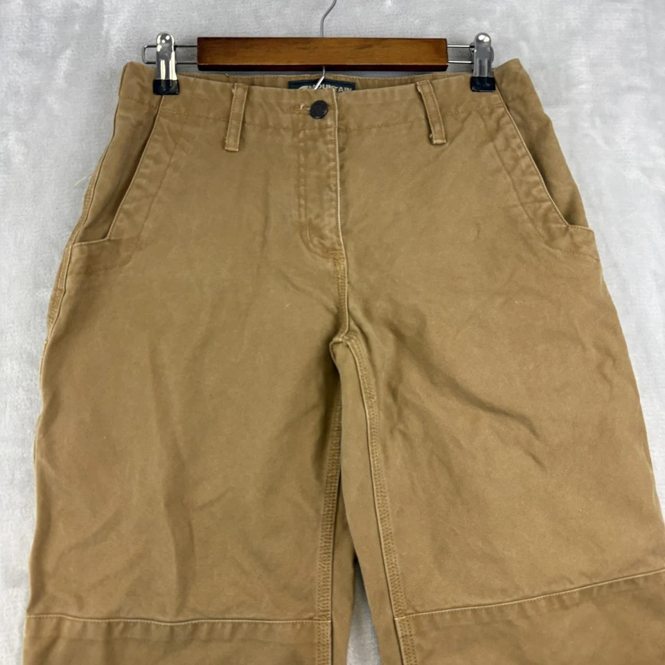 Mountain Khakis Pants Womens 6 Brown Alpine Workwear Double Knee Canvas Cargo - Image 2 of 4