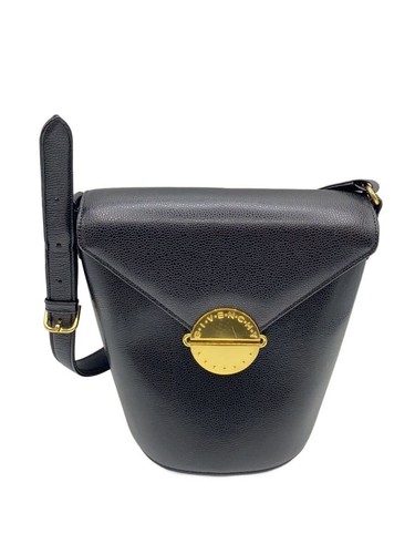 GIVENCHY shoulder bag cowhide Black plain Used