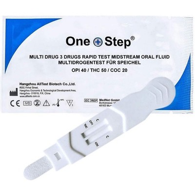 5 x One+Step Multi Drogenschnelltest für (THC / Kokain / Opiate) - Sonderangebot