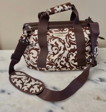 REISENTHEL Borsa da viaggio Weekender trasporto notte marrone beige pergamena