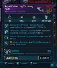 Borderlands 4 ⭐LEVEL 50 RAPID PENETRATING KNIFE ⭐VIVISECTING