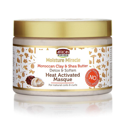 Moisture Miracle Moroccan Clay & Shea Butter Heat Activated Masque - for Natural
