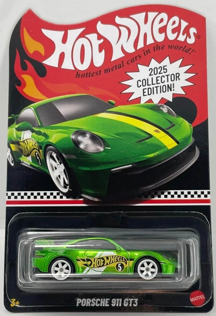 Green Porsche 911 GT3 2025 Target Promo Hot Wheels Collector