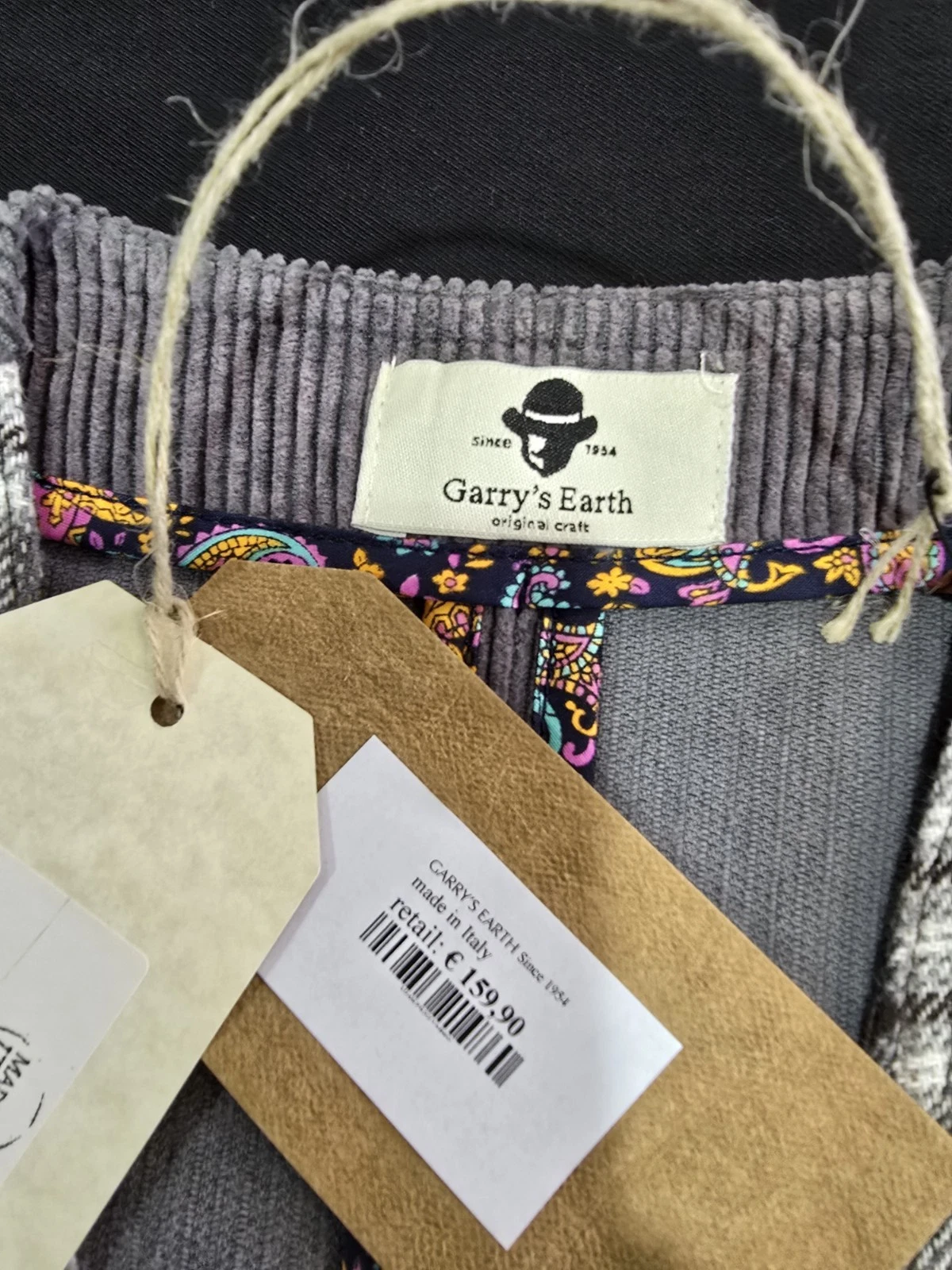 Garry's Earth Vest Handcrafted Made In Italy Size M Cod.15 - product detail image 9