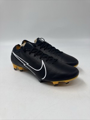 Nike Vapor 13 Elite Tech FG Soccer Cleats Black Gold CJ6320-017 Men s Size 7