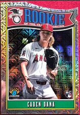 2025 Bowman - Rookie of the Year Favorites Caden Dana #ROY-7 Mojo Refractor (RC)
