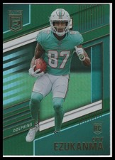 2022 Donruss Elite Erik Ezukanma Rookie Green #162 Miami Dolphins