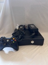 Xbox 360 S Tested and Working - Controller and Cables - No HDD Included