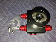 Remote Engine & Transmission Oil Filter Mount with Thermostat